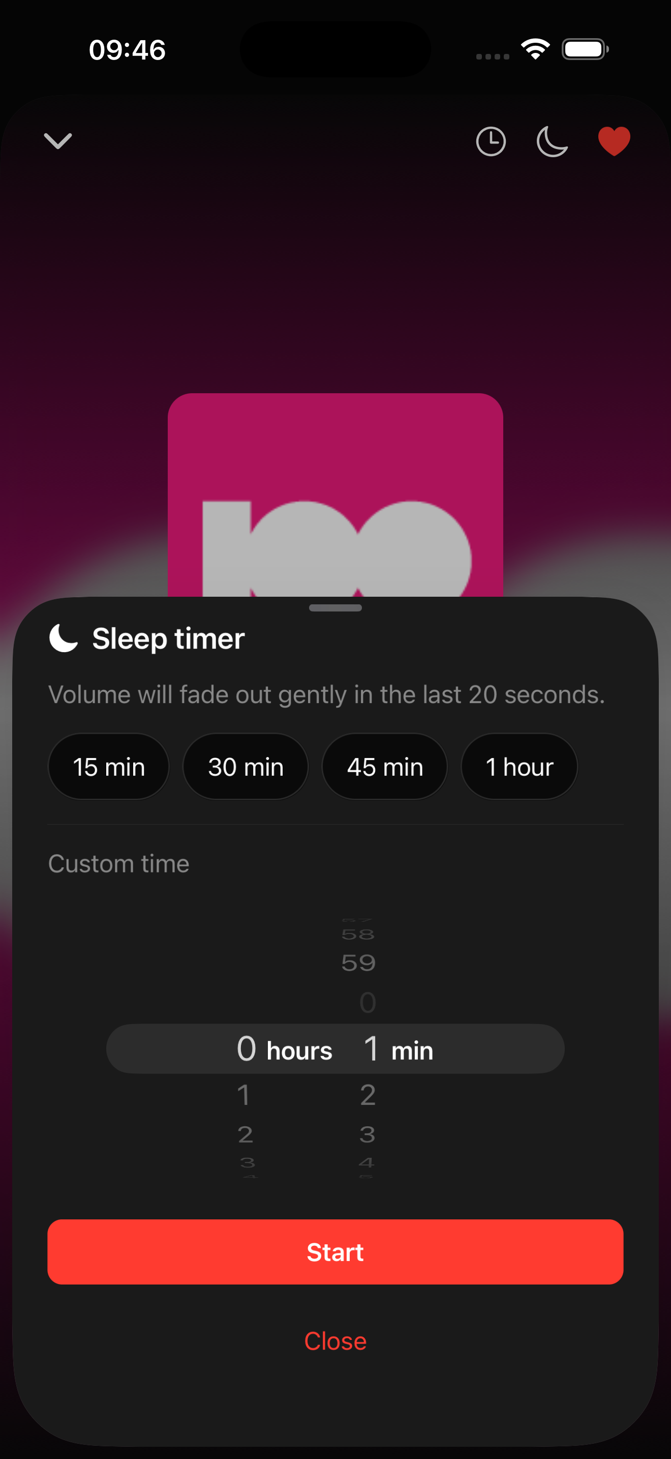 Sleep timer